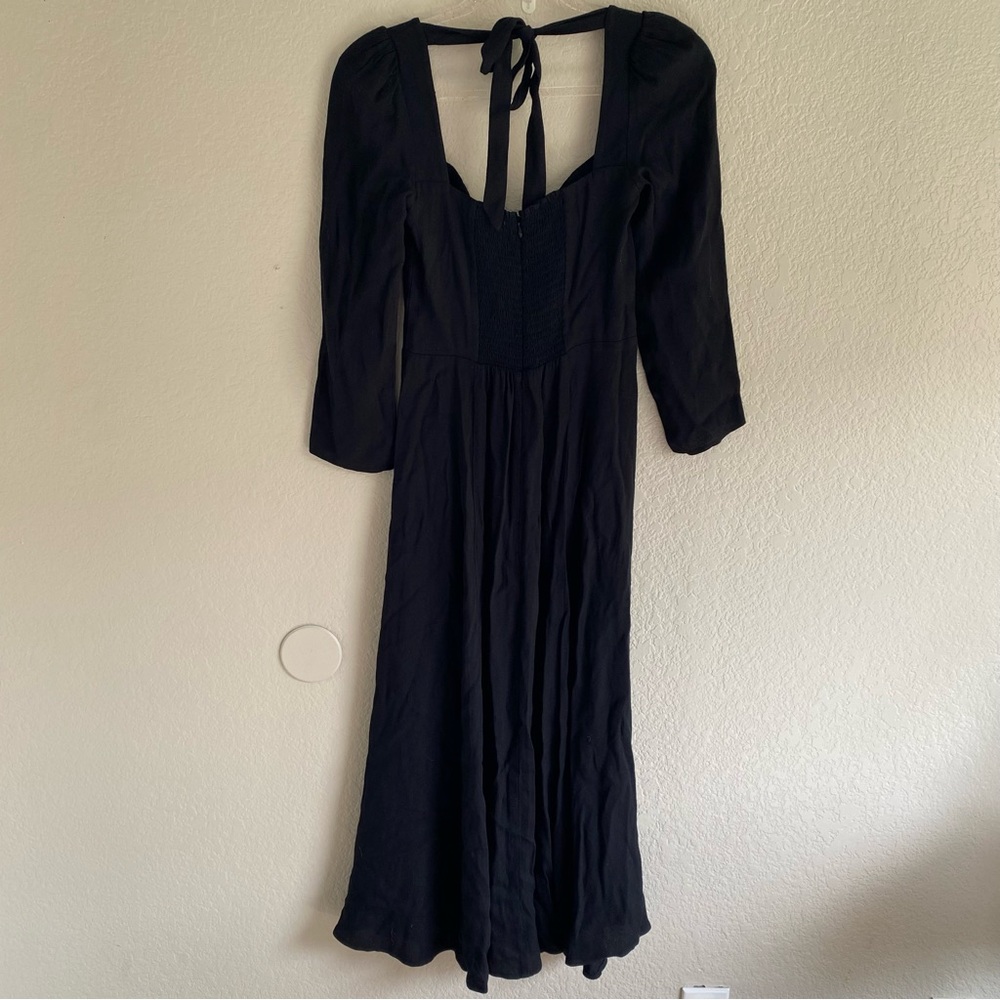 Reformation Mara Dress Black NEW - Picture 11 of 11